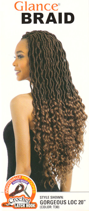 Goddess Loc curly Glance Braid Dreads