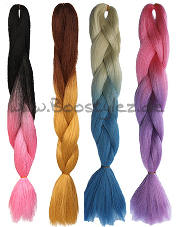 Colour Braid ombre 2-farbiges Flechthaar